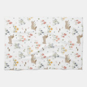 Teckel Lover Weiner Dog Sausage Dog Wildflower Theedoek (Horizontaal)