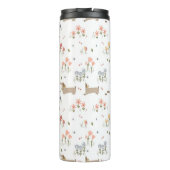 Teckel Lover Weiner Dog Sausage Dog Wildflower Thermosbeker (Achterkant)