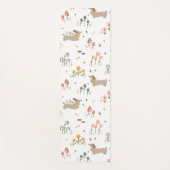 Teckel Lover Weiner Dog Sausage Dog Wildflower Yogamat (Voorkant)