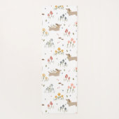 Teckel Lover Weiner Dog Sausage Dog Wildflower Yogamat (Achterkant)