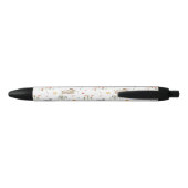 Teckel Lover Weiner Dog Sausage Dog Wildflower Zwarte Inkt Pen (Achterkant)