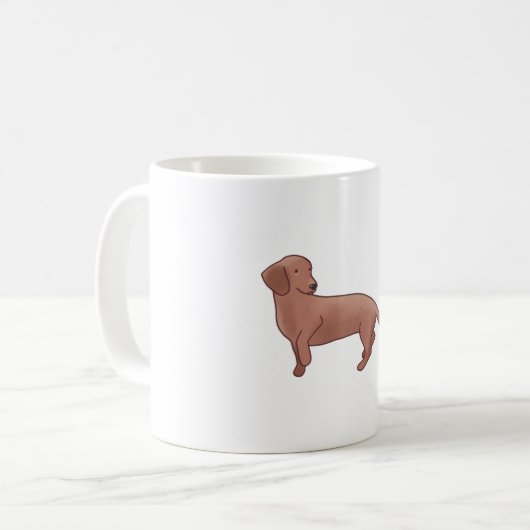 Teckel Magic Koffiemok (Voorkant links)