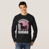 Teckel Mama Weenie Hond Wiener Funny Teckel W T-shirt (Voorkant volledig)