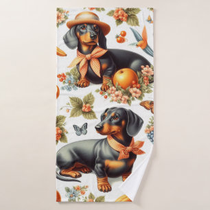  teckel naadloos badhanddoek