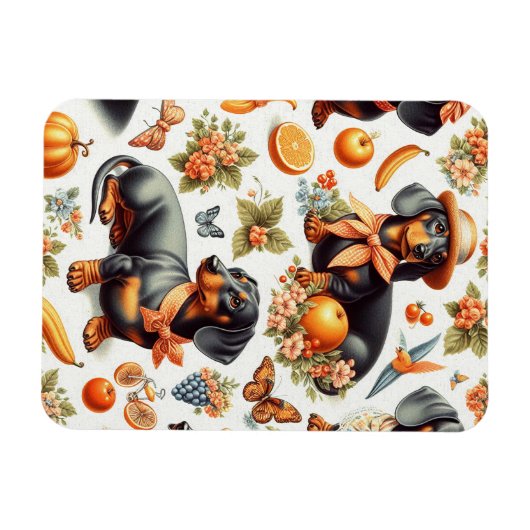  teckel naadloos magneet (Horizontaal)