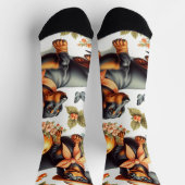 teckel naadloos sokken (Top)