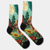 teckel op het boerderij sokken (Rechts)