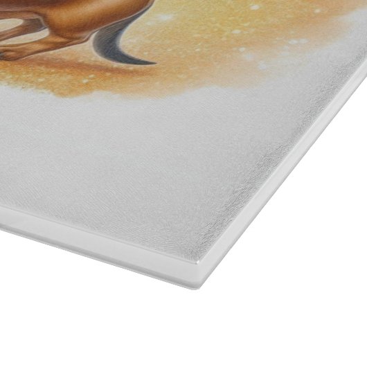 Teckel op het strand: ontmoeting met dolfijnen snijplank (Hoek)