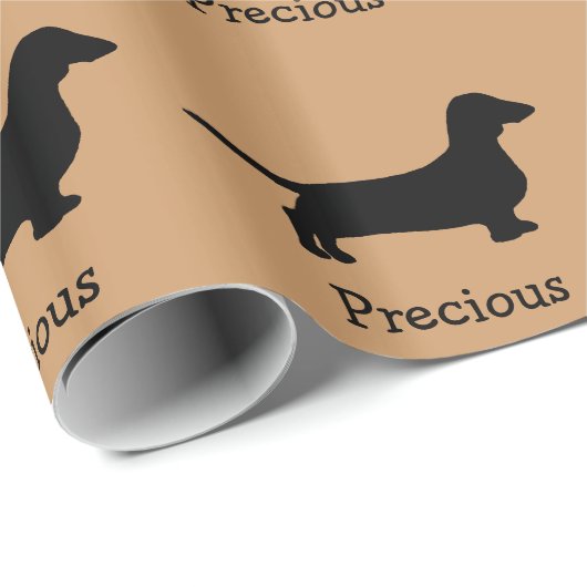 teckel op maat gemaakt pakpapier (Rol Hoek)