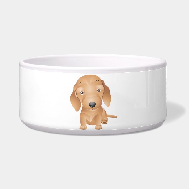 Teckel Pet Bowl Voerbakje (Voorkant)