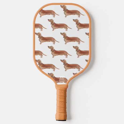 teckel pickleball paddle (Achterkant)