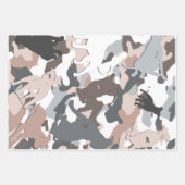 Teckel, pitbull en Shiba Inu Camo patroon Inpakpapier Vel (Voorkant 2)
