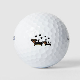 Teckel poot hond familie liefde golfballen