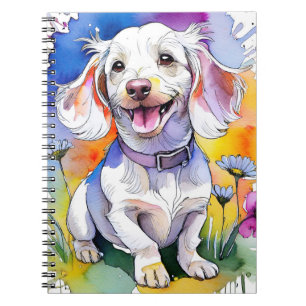 Teckel Puppy Dog Spiral Notitieboek