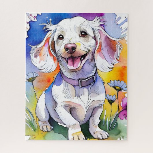 Teckel Puppy Hond Jigsaw Puzzel (Verticaal)