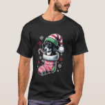 Teckel Santa Christmas Lights Xmas Hondenliefhebbe T-shirt<br><div class="desc">Teckel Kerstverlichting Kerstverlichting Xmas Hondenliefhebber moeder 2025</div>