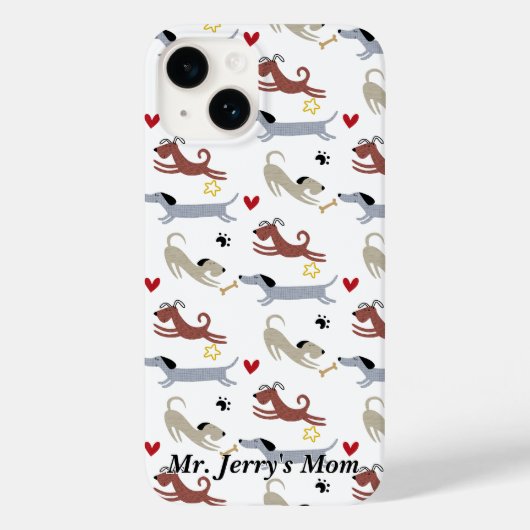 Teckel Sausage Dog Schattige Doxie Lover Gift Case-Mate iPhone Case (Achterkant)