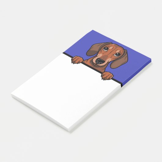 Teckel Schattige Grappig Wiener Hondenliefhebber G Post-it® Notes (Schuin)