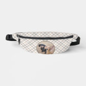 Teckel Schilderen Smooth Black & Tan Red Dog Art Heuptasje (Voorkant)