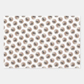 Teckel Schilderen Smooth Black & Tan Red Dog Art Inpakpapier Vel (Voorkant 2)