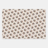 Teckel Schilderen Smooth Black & Tan Red Dog Art Inpakpapier Vel (Voorkant)