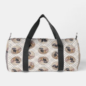 Teckel Schilderen Smooth Black & Tan Red Dog Art Plunjezak (Achterkant)