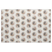 Teckel Schilderen Smooth Black & Tan Red Dog Art Stof (Fat Quarter)