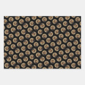 Teckel Schilderen Wire-haired Black & Tan Dog Art Inpakpapier Vel (Voorkant 3)