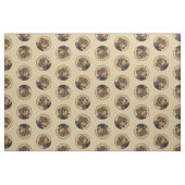 Teckel Schilderen Wire-haired Black & Tan Dog Art Stof (Fat Quarter)