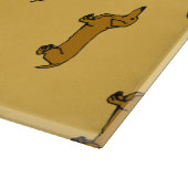 Teckel  stijl snijplank (Hoek)