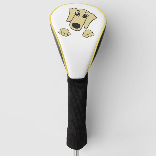 teckel tarwepiek in de cartoon golfheadcover (Voorkant)