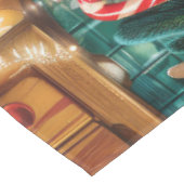 Teckel Vakantie Bakken: Feestelijke Kerst Tafelkleed (Gekanteld)