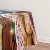 Teckel Vakantie Bakken: Feestelijke Kerst Tafelkleed (Voorbeeld)