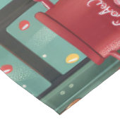 Teckel Vakantie Bakken: Feestelijke Kerst Tafelkleed (Gekanteld)