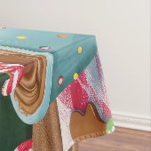 Teckel Vakantie Bakken: Feestelijke Kerst Tafelkleed (Voorbeeld)