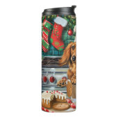 Teckel Vakantie Bakken: Feestelijke Kerst Thermosbeker (Gedraaid links)