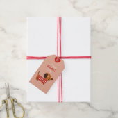 Teckel Valentijnsdag Gift Label Cadeaulabel (Met Touw)