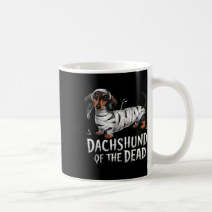 Teckel van dode Halloween mummie hond Koffiemok