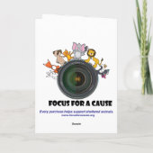 Teckel Verjaardag Kaart door Focus for a Cause (Achterkant)