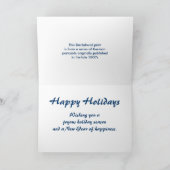 Teckel Vintage Kerst Kaart (Binnen)