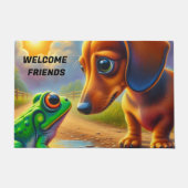 TECKEL WELKOM DEURMAT (Voorkant)