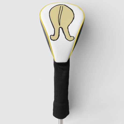 teckel wheaton honing golfheadcover (Voorkant)