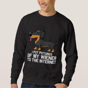 Teckel Wiener Adult Funny Dog Weiner op Internet Trui