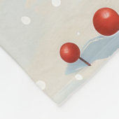 Teckel Winter Wonderland Christmas Joy Fleece Deken (Hoek)