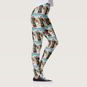 Teckel Winter Wonderland Christmas Joy Leggings (Rechts)