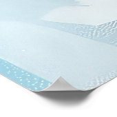 Teckel Winter Wonderland Christmas Joy Poster (Hoek)