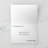 Teckel Xmas Tree () Kaart (Binnen)