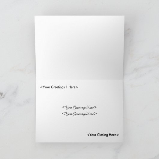 Teckel Xmas Tree () Kaart (Binnen)