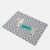 teckelpoot deurmat (Schuin)