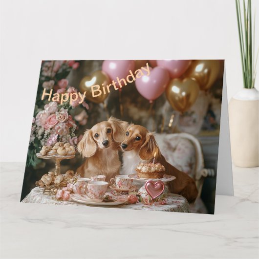 Teckels Delight Kaart (Voorkant)